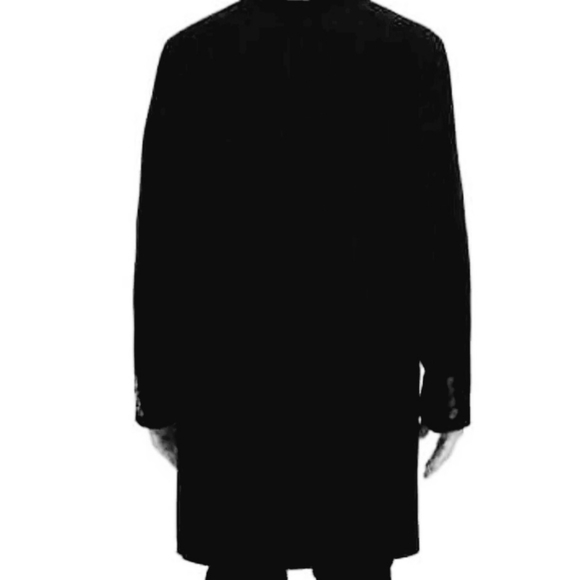 MARC NEW YORK All Weather Men's Black Overcoat Size Small Like New Condition - Picture 3 of 4